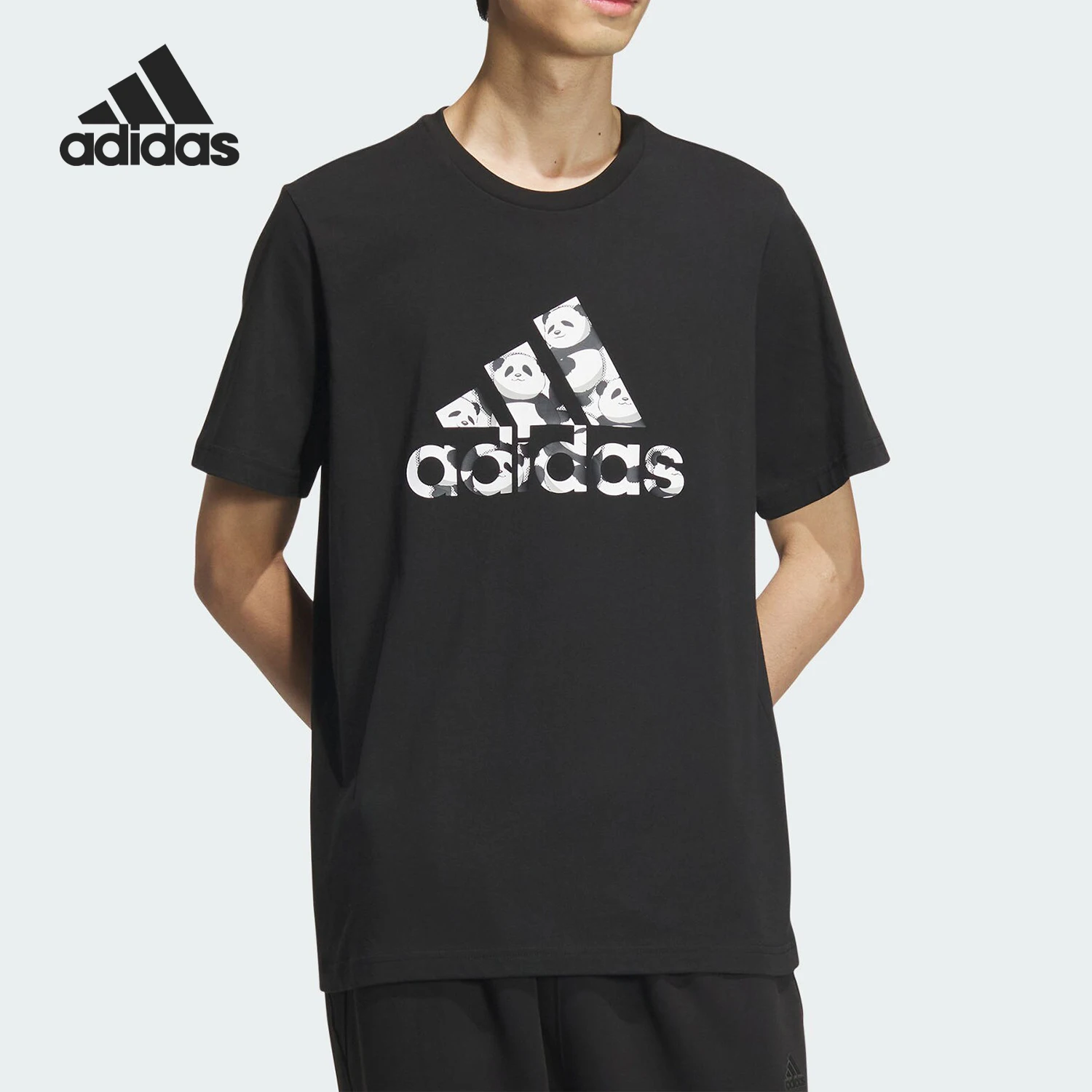 

Adidas Official Genuine M TEE1 Men's Sports Print Casual Short Sleeve T-Shirt JI6834