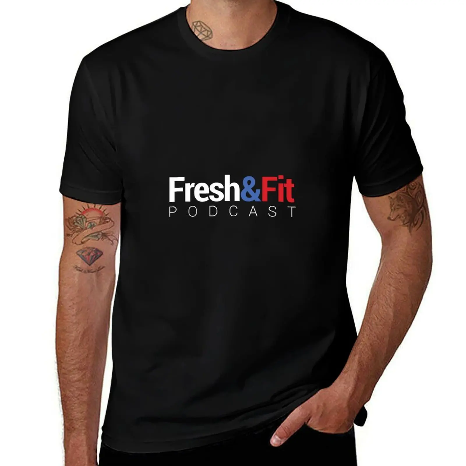 Fresh and Fit Podcast Logo T-Shirt Breathable Travel T-Shirt
