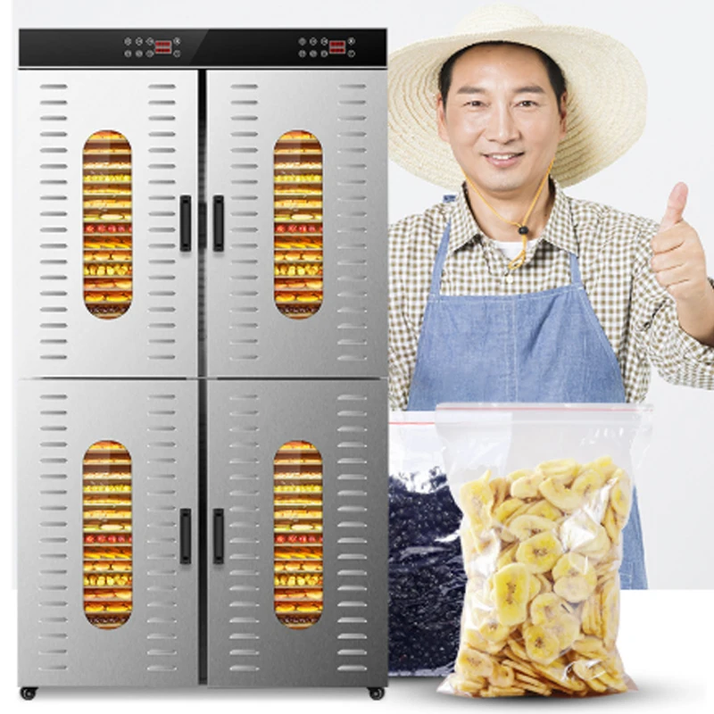 LT-022 التجارية الكبيرة 80 طبقات الغذاء ديهيدراتور 6000 واط الفولاذ المقاوم للصدأ الفواكه المجففة آلة التجفيف للخضراوات الخضر 220 فولت