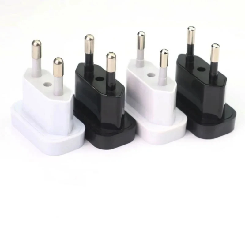 US to Europe Travel Plug Adapter, EU Power Converter 220V for iPhone Charger, Universal International Wall Outlet