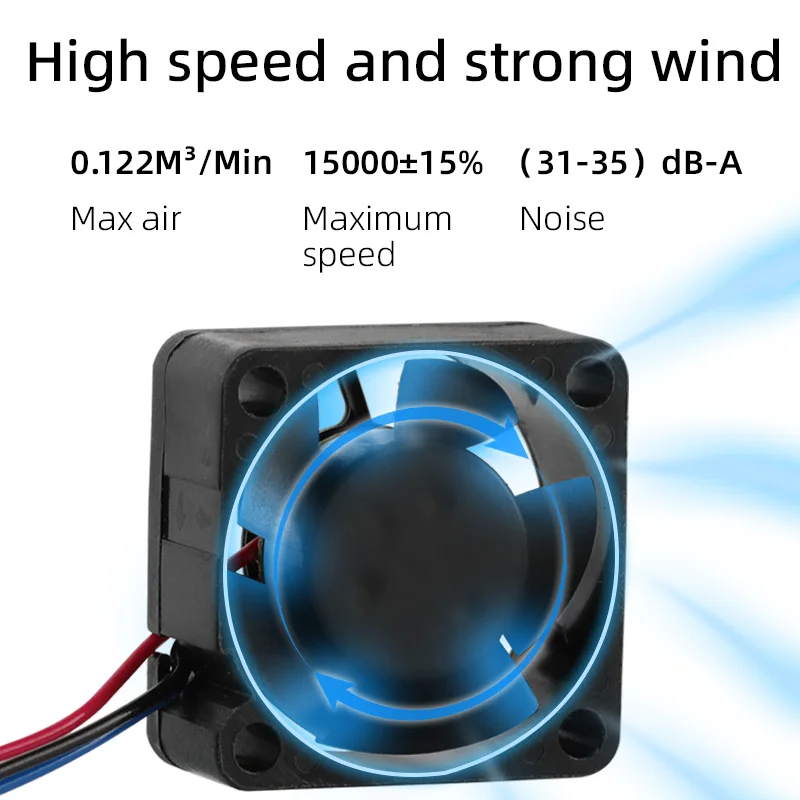 Mellow High Air Volume 2510 5V 3 Pin Wire Axial Fan ASB02505SHA-AY6B Perfect For Xol Toolheads 3D Printer Parts Upgrade