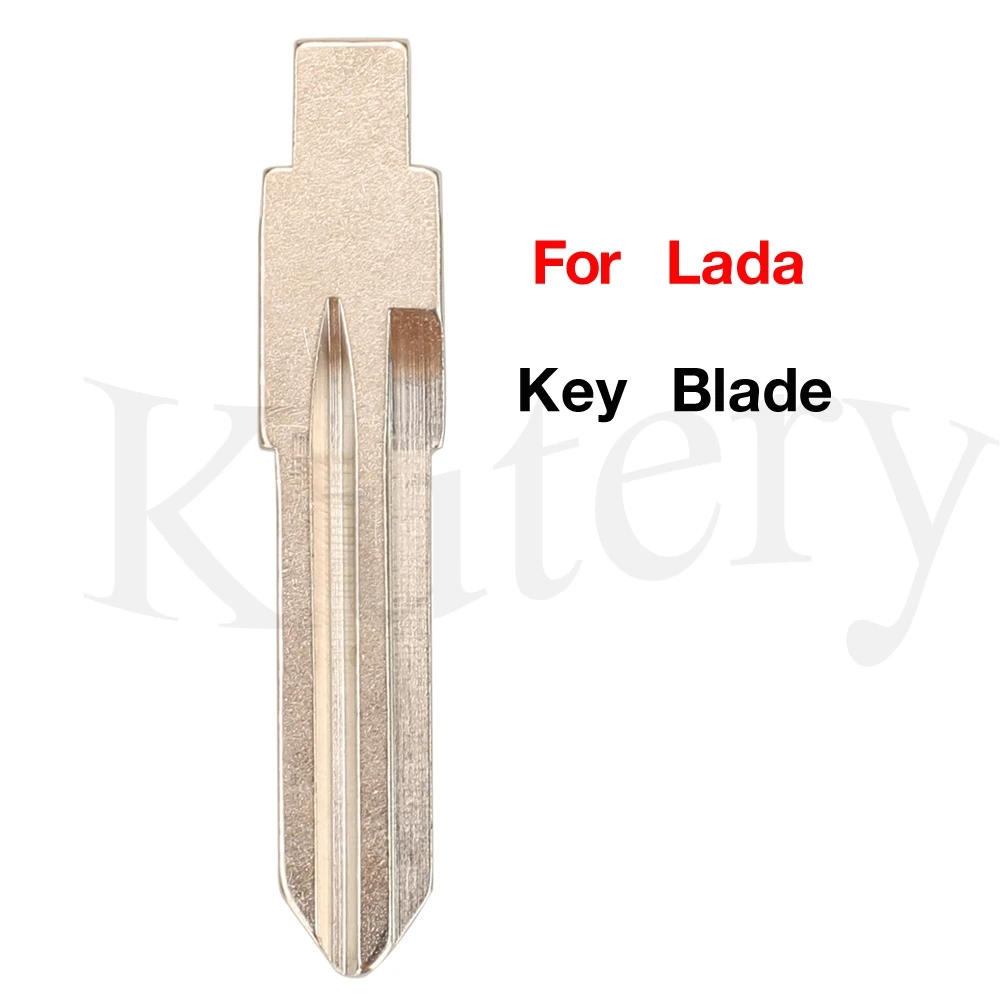 jingyuqin 10PCS Replace Key Blank Blade fit VVDI Universal For Lada Shell Blank Cover Smart Key L5 Car Modification Key Blade