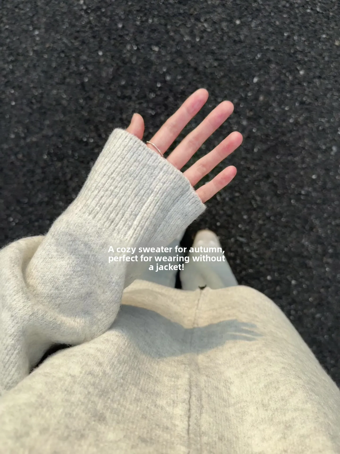 

Light ey Knitted Hooded Cardigan Men's Casual Sle Double Zipper Jaet Autumn Wear Comfortable Soft Material Cleanfit