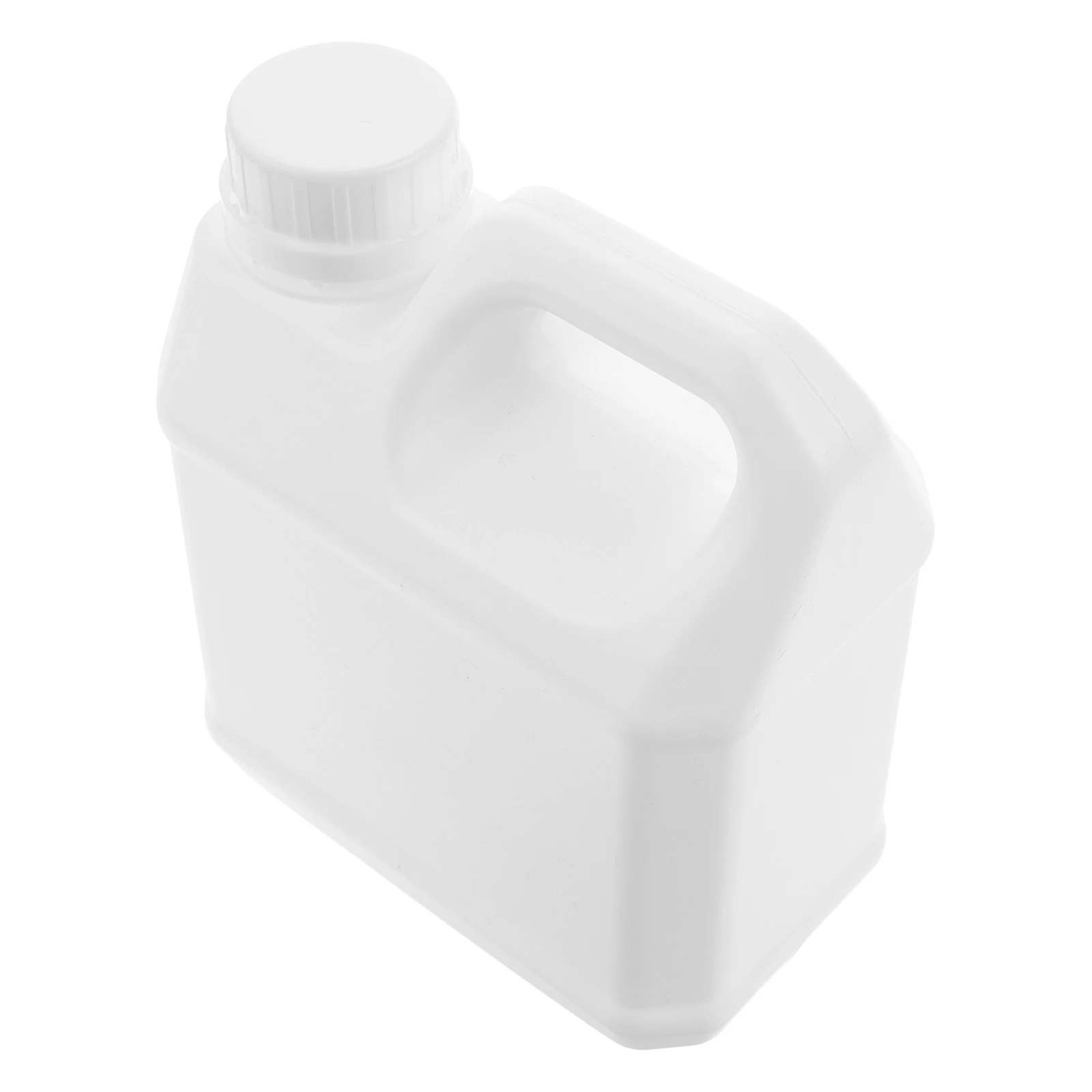 

Food Packaging Barrel 1L Screw Lid Juices Syrups Honey Liquids Storage Reusable Plastic Bottle Handle Kitchen Barware