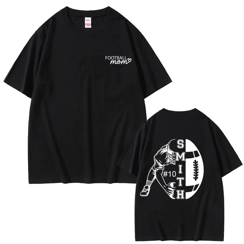 

Football Mom Graphic T-shirt Male Fashion Streetwear Men Women Casual Oversized Short Sleeve Unisex Pure Cotton T Shirts Tops