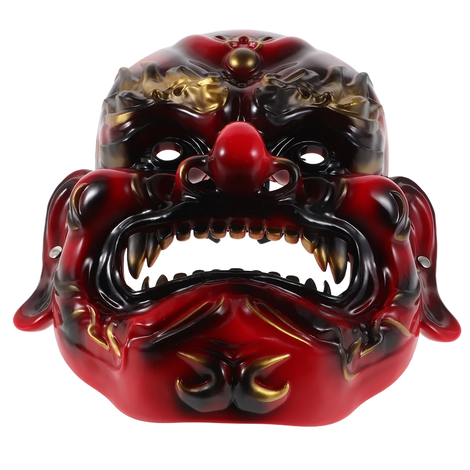 

Halloween God Of Wealth Realistic Resin Cosplay Costume Comfortable Unique Design Spooky For Adults Kids Creepy Masks
