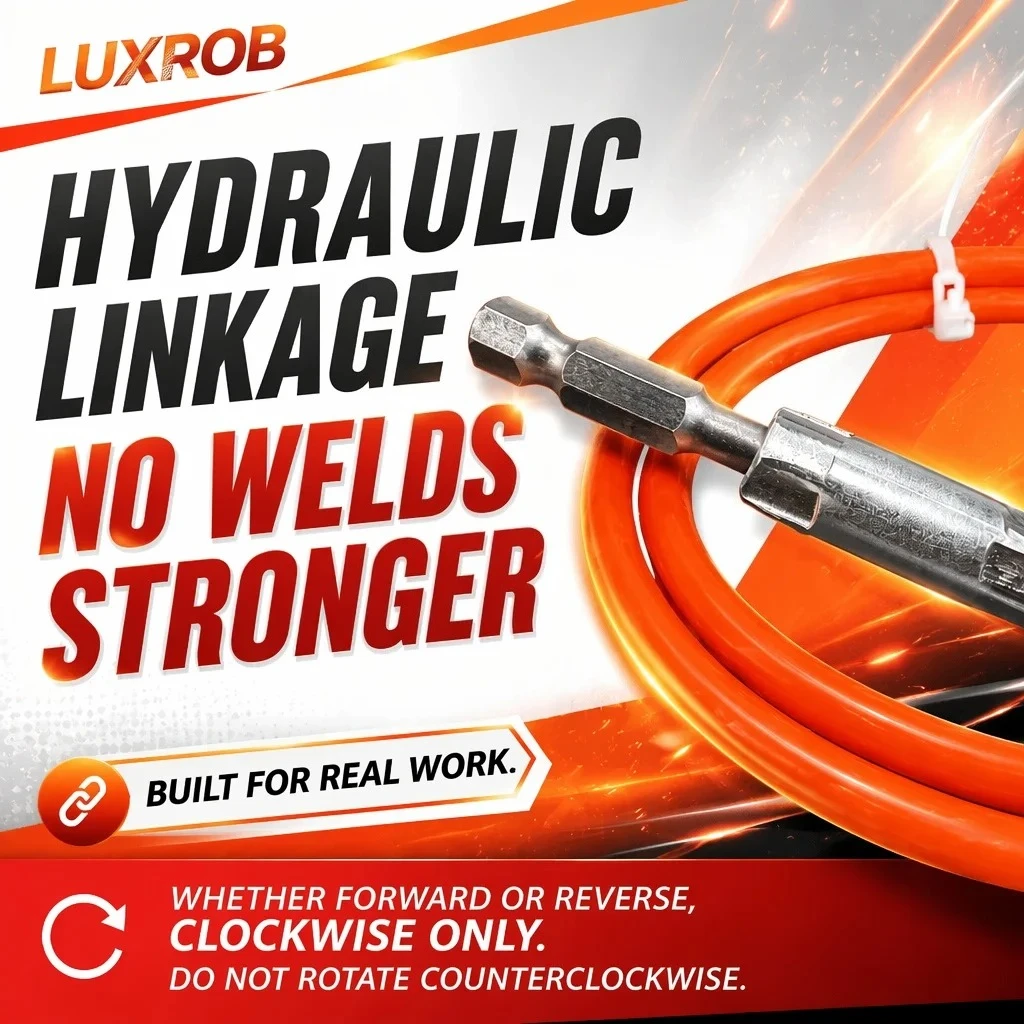 LUXROB 5mm Solid Core Drain Cleaning Cable Copper Plated Soft Shaft Hydraulic Linkage Pipe Dredge Spring With Cleaning Chain