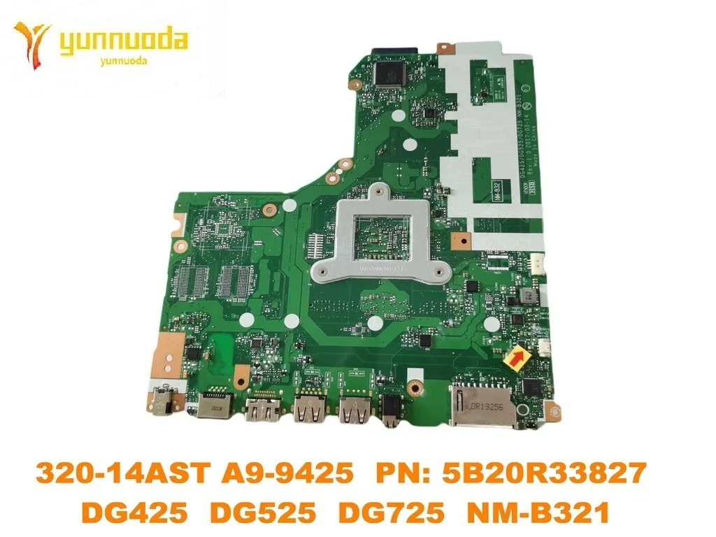 Original for Lenovo IdeaPad 320-14AST Laptop  motherboard A9-9420  PN 5B20P19164  DG425  DG525  DG725  NM-B321 tested good free