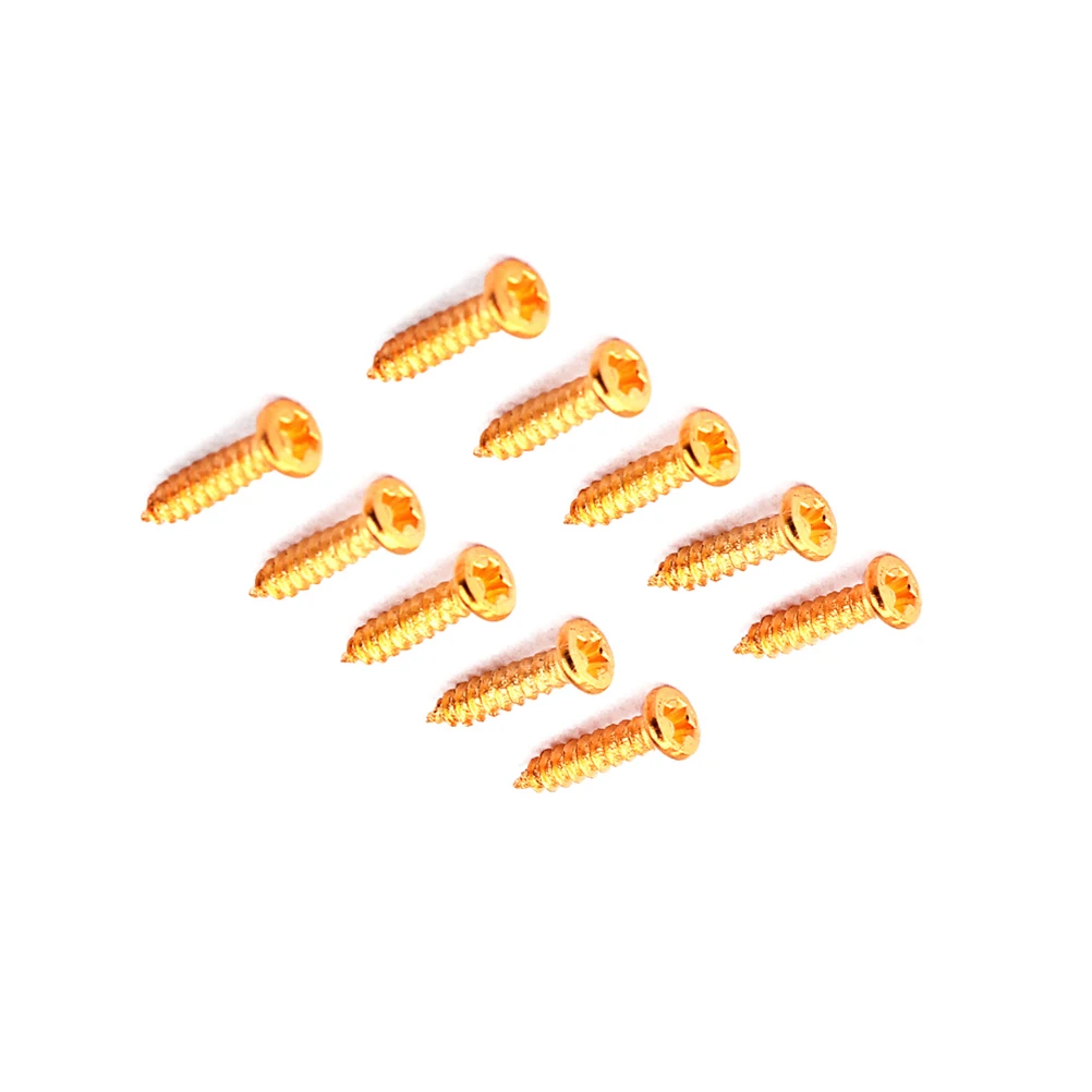 

50Pcs String Tuner Screws Strong Metal Bright Most Guitar Bass Tuning Keys Machine Heads Replacement Accessories Kit