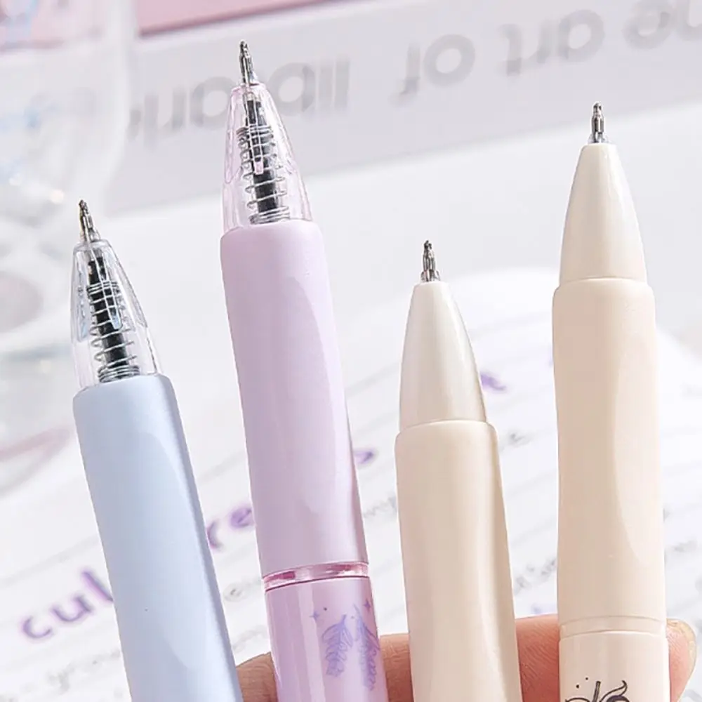 

4 шт./компл., многофункциональная гелевая ручка с черными чернилами 0,5 мм, мягкая ручка, быстросохнущая нейтральная ручка, пресс с использованием офисной ручки для подписи, подарок