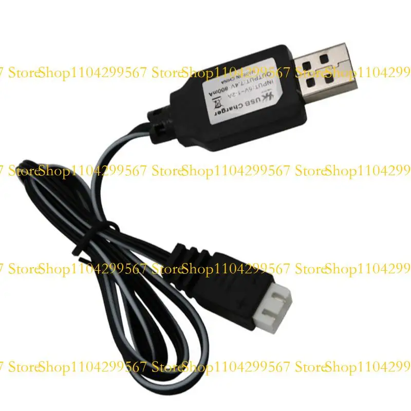 

CS1W 7.4V USB Battery Charging Cable with Three Pin Adapter Charging Cord 800mA