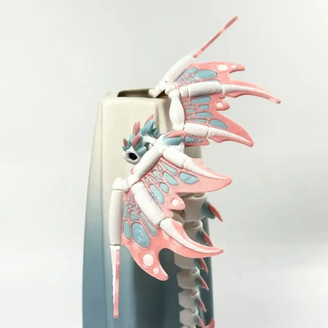 ثلاثية الأبعاد مطبوعة الإمبراطور التنين دائم سطح المكتب الديكور زخرفة صغيرة هدية عيد ميلاد تمثال على شكل حيوان