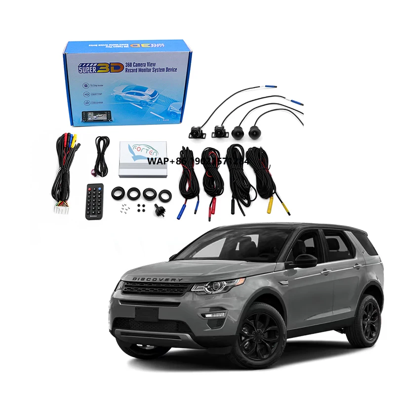 

High Quality Auto Electronic 360 Degree Panoramic Split Screen Car Navigation System Reverse Aid Compatible Discovery5