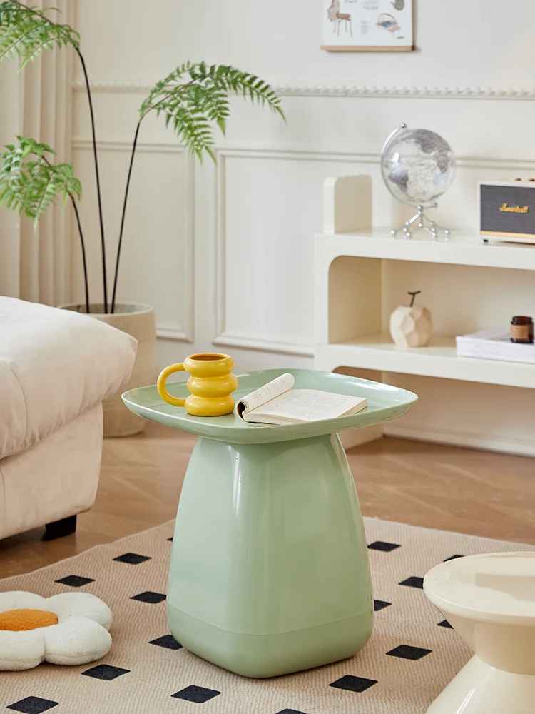 

Nordic Plastic Coffee Tables Furniture,Modern Living Room TV Cabinet,Sofa Side Small Round Table,Home Creative Bedside Table