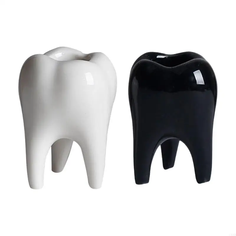 

Ceramic Fleshy Plant Pot Tooth Planter Plant Flowerpot Ornament for Fleshy C5AD