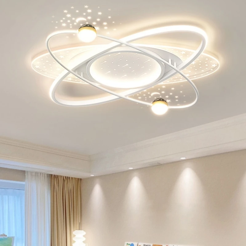 Modern LED Chandelier Light Luxury Starry Sky Home Decor Living Children's Room Bedroom Lamp Indoor Lighting Kids’ Pendant Light