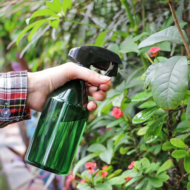 300 مللي زجاجة رذاذ الماء مستر النبات مع تسميات أسود/أخضر قابلة لإعادة الملء لسقي النباتات تنظيف البستنة تصفيف الشعر