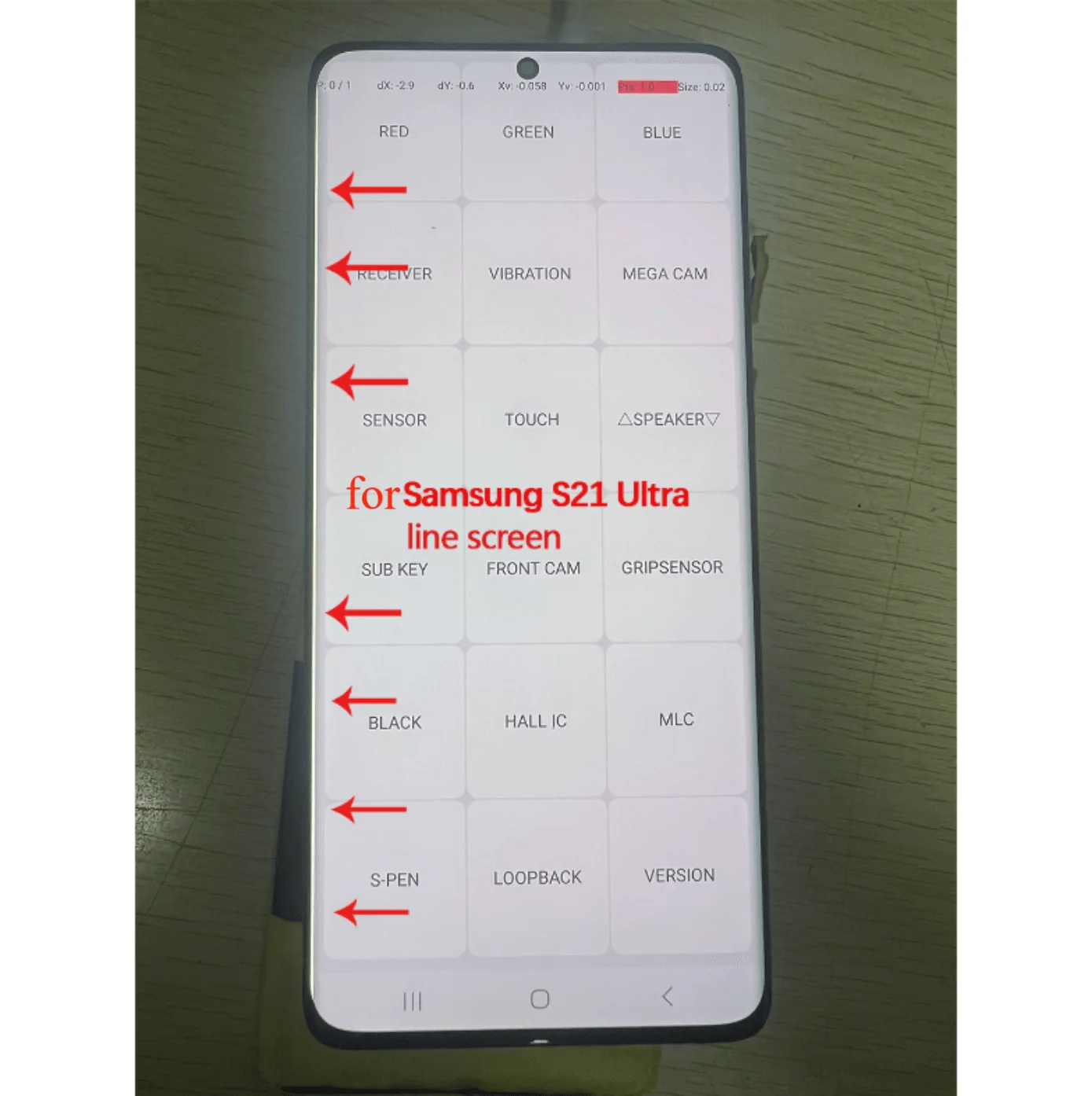 New Dead pixel Line burn For Samsung S21 Ultra LCD G998B G998B/DS G998U LCD Screen Replacement Display Touch Screen Digitizer
