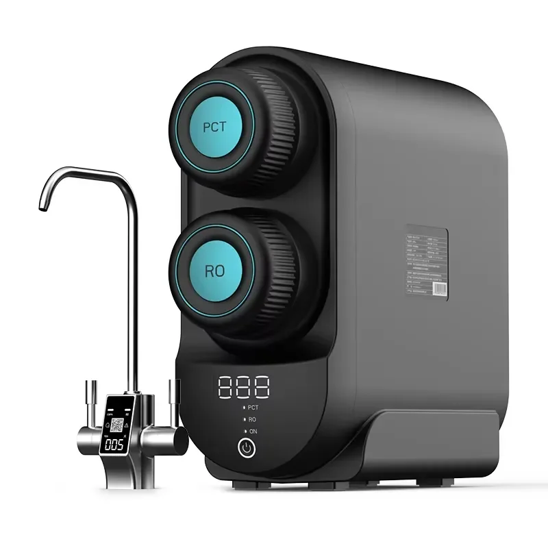 Nobana 800-1000G Household Under Sink Reverse Osmosis System Electric Self-Cleaning Water Purifier with Tankless Feature