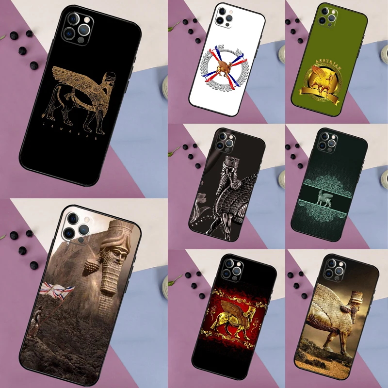 Lamassu Assyrian Winged Bull For Samsung Galaxy A55 A35 A15 A32 A12 A22 A52 A54 A34 A14 A56 A36 A26 A16 A13 A53 A17 Case