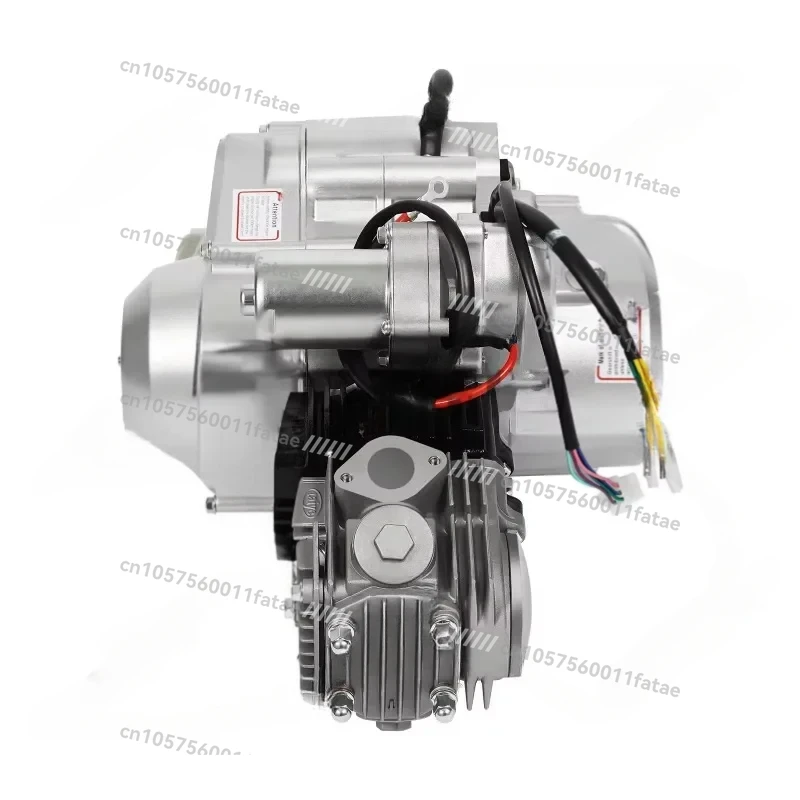 125CC 4 Stroke Semi Auto Engine Motor 4 Speed W/ Reverse for ATV Go Kart/Three Advances, One Retreat