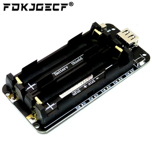 ESP8266 ESP32 Perisai Baterai Lithium Ganda 18650 V8 5V 2.2 A 3V 1A Modul Pengisian Baterai Bank Daya Seluler USB Mikro untuk Arduino 10 baterai esp32 penjualan terbaik - №