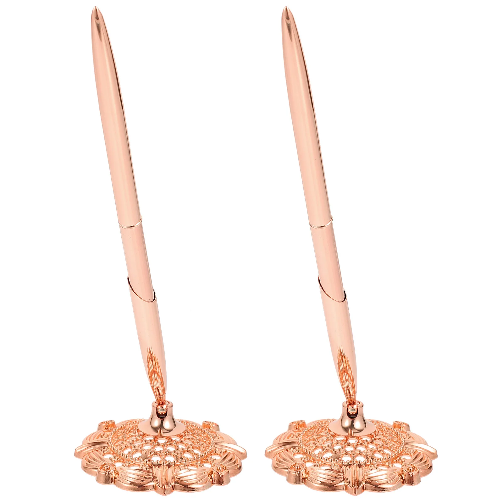 

2 шт. изысканные ручки для письма, профессиональная деловая ручка, декоративный аксессуар, шариковая ручка с гладким письмом и удобной фиксацией