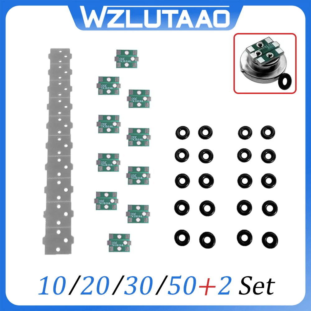 Совместимость для 0DE DQ380 DQ381, ремонтный комплект датчика давления коробки передач, сварочная пластина и уплотнительное кольцо, автомобильные аксессуары