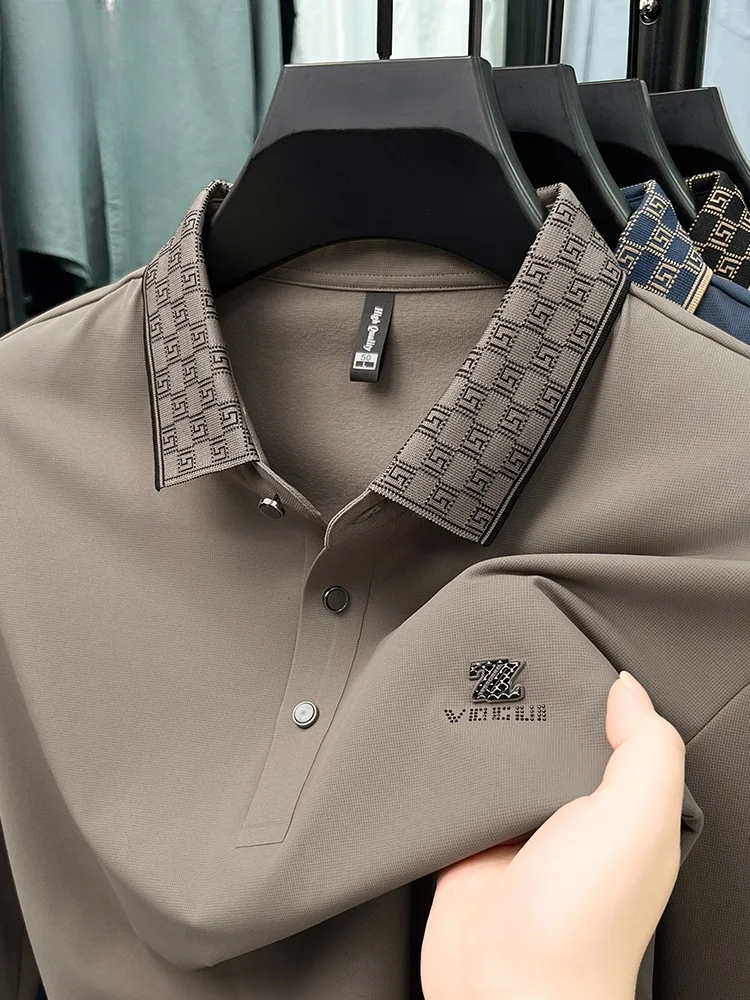 

Мужская Long Sve irt Long Sve irt, повседневная, модная, цветная, с отложным воротником, удобная, дышащая, для бизнеса...