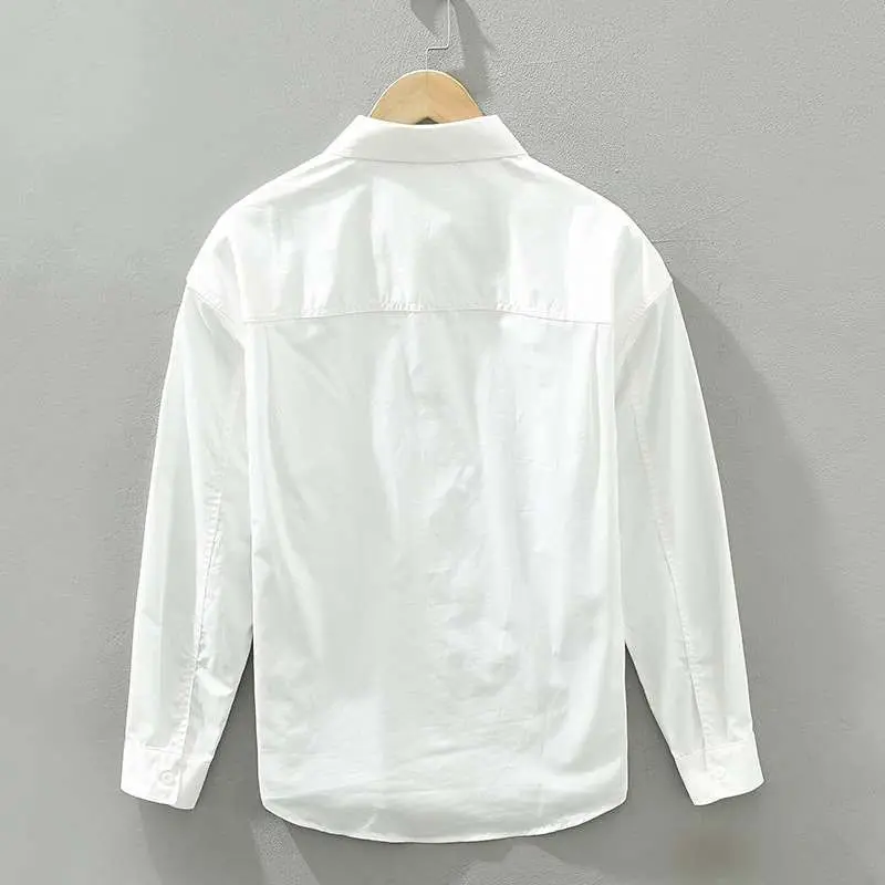 

Men's Abstract Pattern Long Sve irt Faion Top PU Leather Loose Fit Polyester Fiber Durable Thiened Long irt