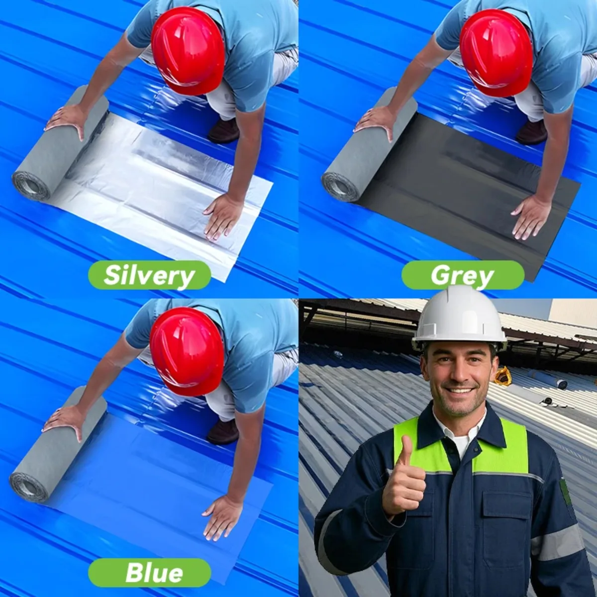 Waterproof Coiled Material Self-Adhesive Roof Sealant Waterproof Tape Heat Insulation Sound Insulation Uses For Roof Repair