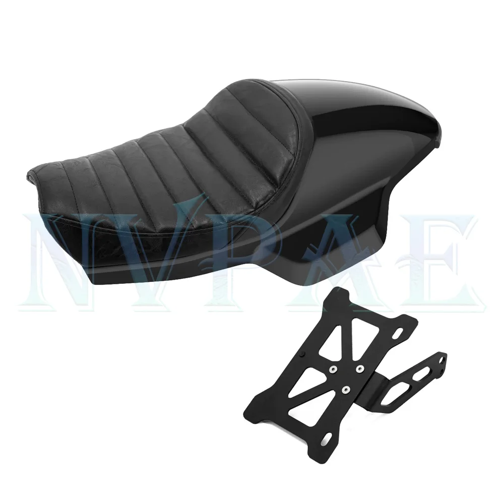 For VOGE CU625 LX600-2 Custom Anti-Slip Seat Pad Rear Black Cushion Cover Mounting Bracket Kit Motorcycle Rear Seat Cowl