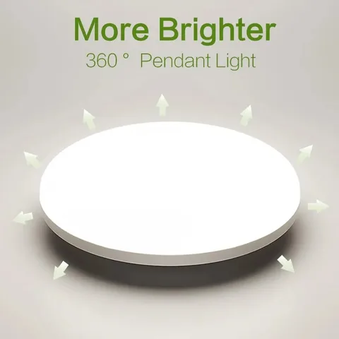 Круглый водонепроницаемый LED потолочный светильник 90-260V — детальный вид товара