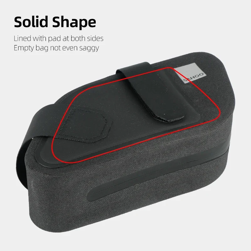 SAHOO Bicycle Saddle Bag Rain Proof Bike Seat Post Pannier Reflective Cycling Storage Tail Pouch Rear Dry Pack