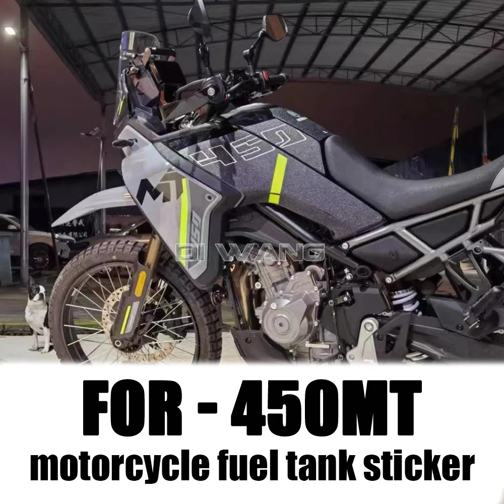 

Motorcycle Anti Slip Fuel Oil Tank Pad Side Knee Grip Decal Decorative Protector Sticker Pads Stickers For CFMOTO 450MT 450-MT