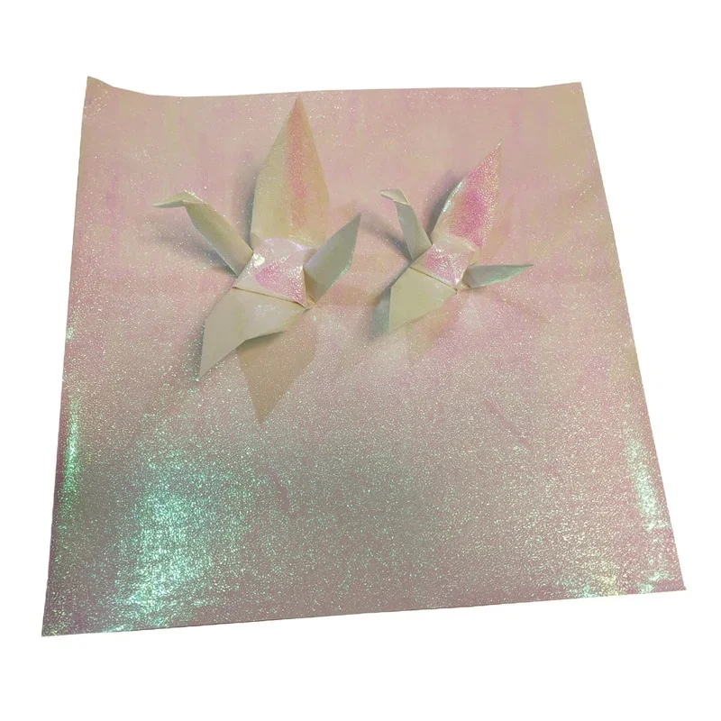 100PCS Pearl White Origami Square Paper Single Sided Craft DIY Colorful Scrapbooking 7CM