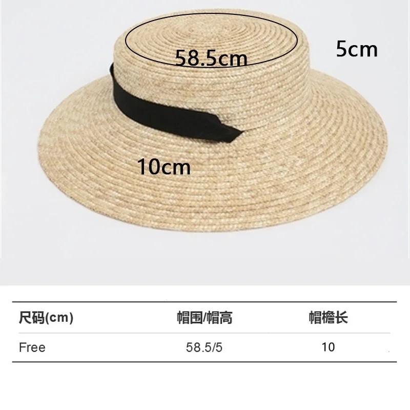 Wide Brim Straw Hat for Women Summer Woven SunHat Oversized Brim Beach Hat Holiday Children Summer Casual Sun Visor Caps