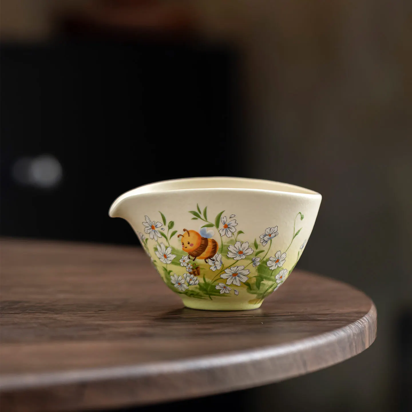 Rock Mine  Honey Half Moon Pitcher Gong Dao Bei Household Tea Set Accessories Serving Pot Fair Mug Even Cup Ceramic
