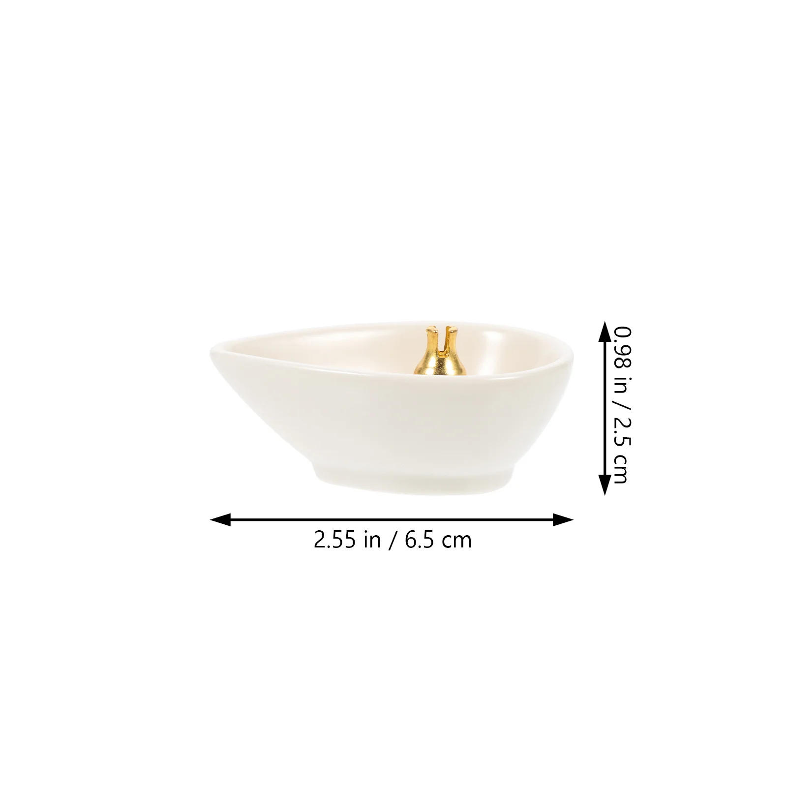

Compact Ceramic Incense Plate Desktop Burner Adorn Home Decoration Simple Stylish Wear Resistant Eye Catching Gift