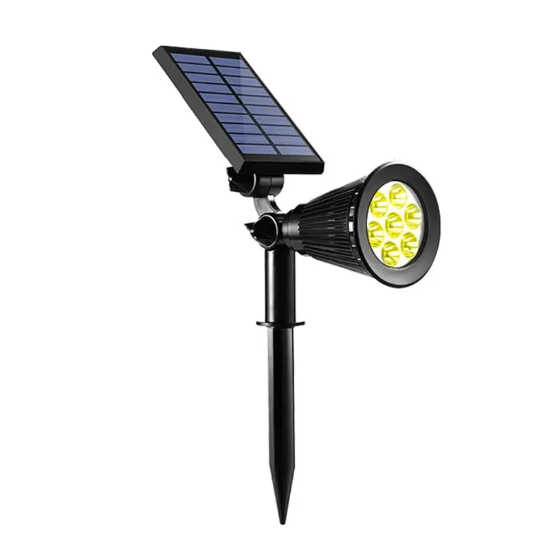 A98E-3X Solar Lamp Outdoor Lights Changing Ground Gardening Garden Light Waterproof Landscape Spotlights Garden Decoration,C