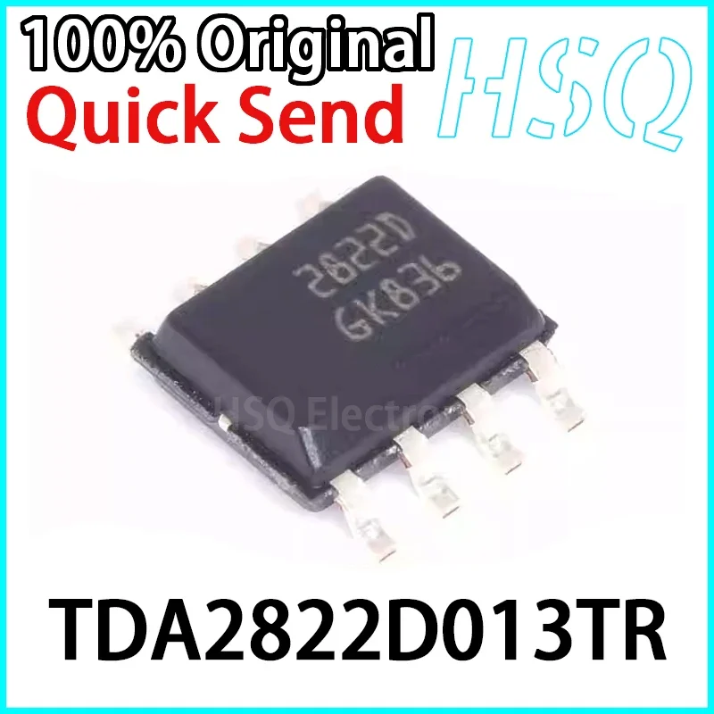 1PCS New Original TDA2822D013TR TDA2822D Silk Screen 2822D SOP-8 Audio Amplifier Stock