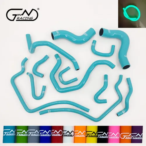 Kit de manguera de radiador de silicona para Subaru Impreza GC8 EJ20 STi WRX GT Vers 3-6 1996-2000