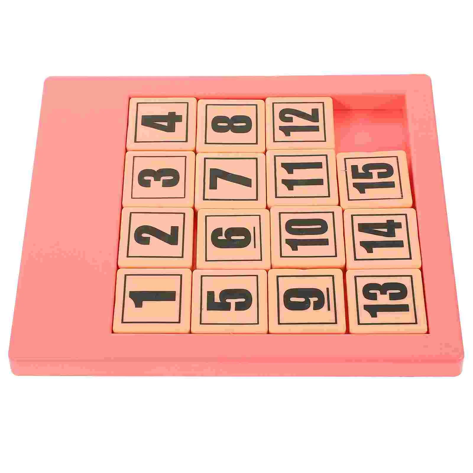 Digital Huarong Road Puzzle Jigsaw Intelligence Development Toy Colored Slide Brain Game Plastic Pupils Educational Toys