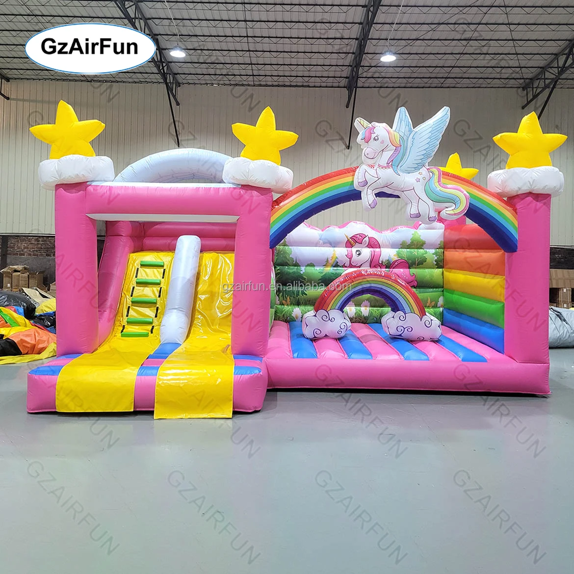 

Customized Commercial PVC Castle Kids Bounce House Inflatable Slide Combo for Sale