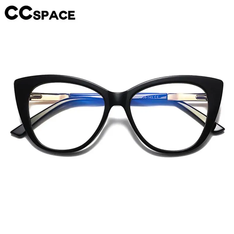 R57569 TR90 Cat Eye Anti Blue Light Glasses Frame Comfortable Spring Hinge Presbyopia Eyeglasses Customizable Prescription