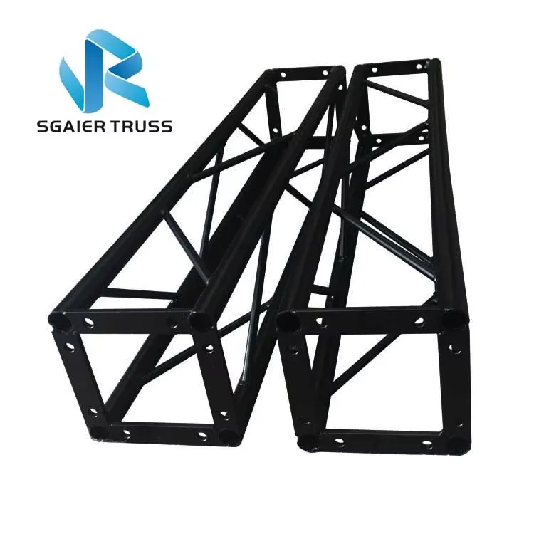 

Outdoor Bolt Black Truss Display 400x400mm Aluminum Square Truss For Events