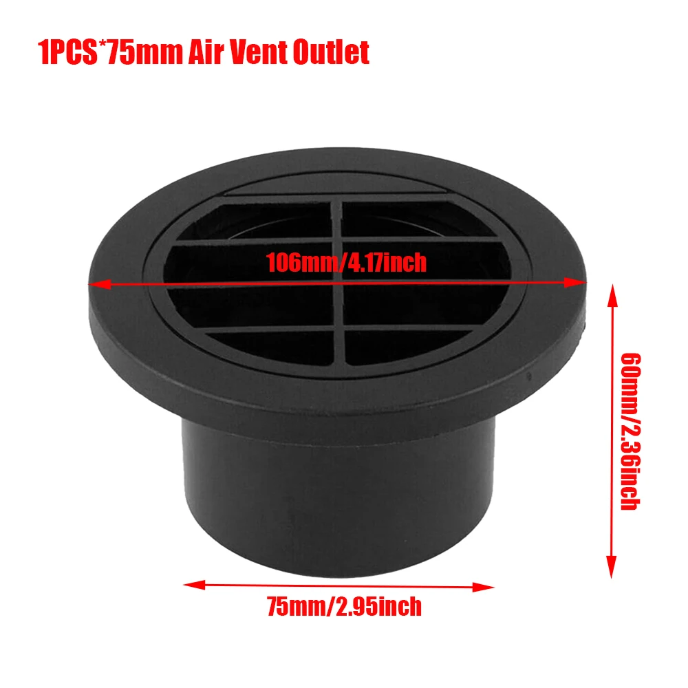 75mm Diameter 1/2M Lengte Lucht Diesel Kachel Duct Pijp Buis Slang Uitlaat Uitlaatverbinding Connector voor Webasto Eberspaecher