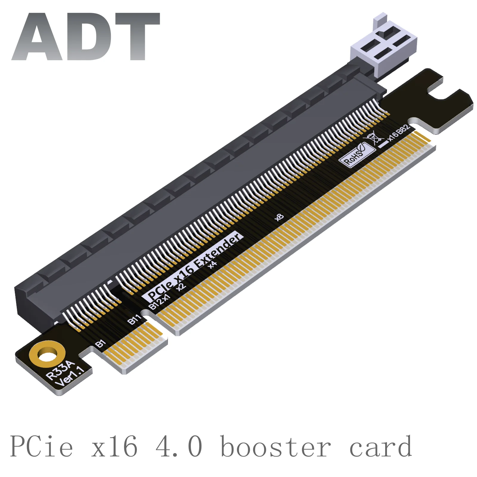 

ADT PCIE 4.0x16 Elevation Card Test Extension Transfer Protection Card Motherboard Card Slot Protection