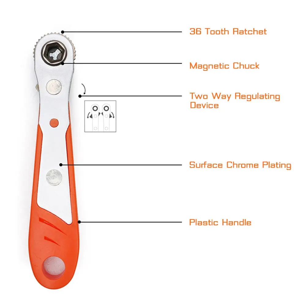 Mini Rapid Ratchet Wrench 1/4\