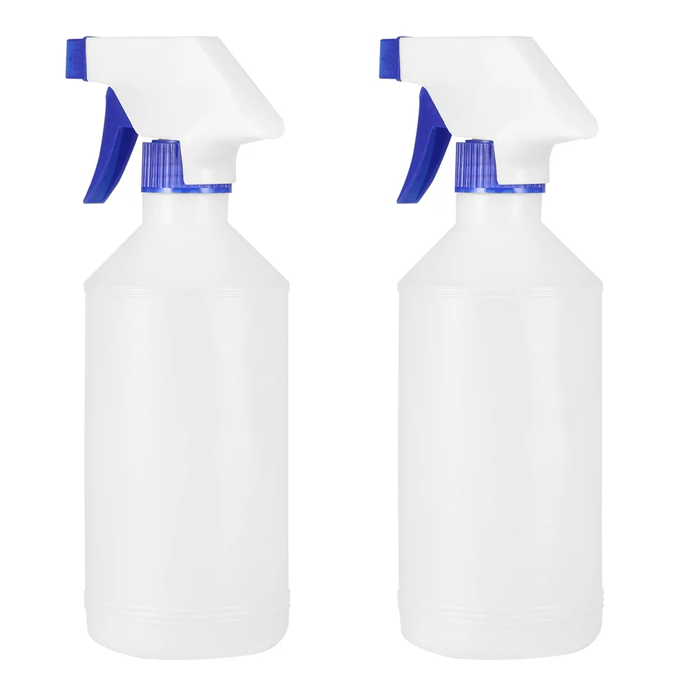 Botellas de spray de limpieza Tehaux, botella de spray de plástico con gatillo, botellas de spray vacías, contenedor transparente recargable, esencial para agua